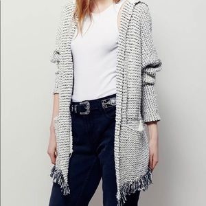 Free people love me tender hooded fringe